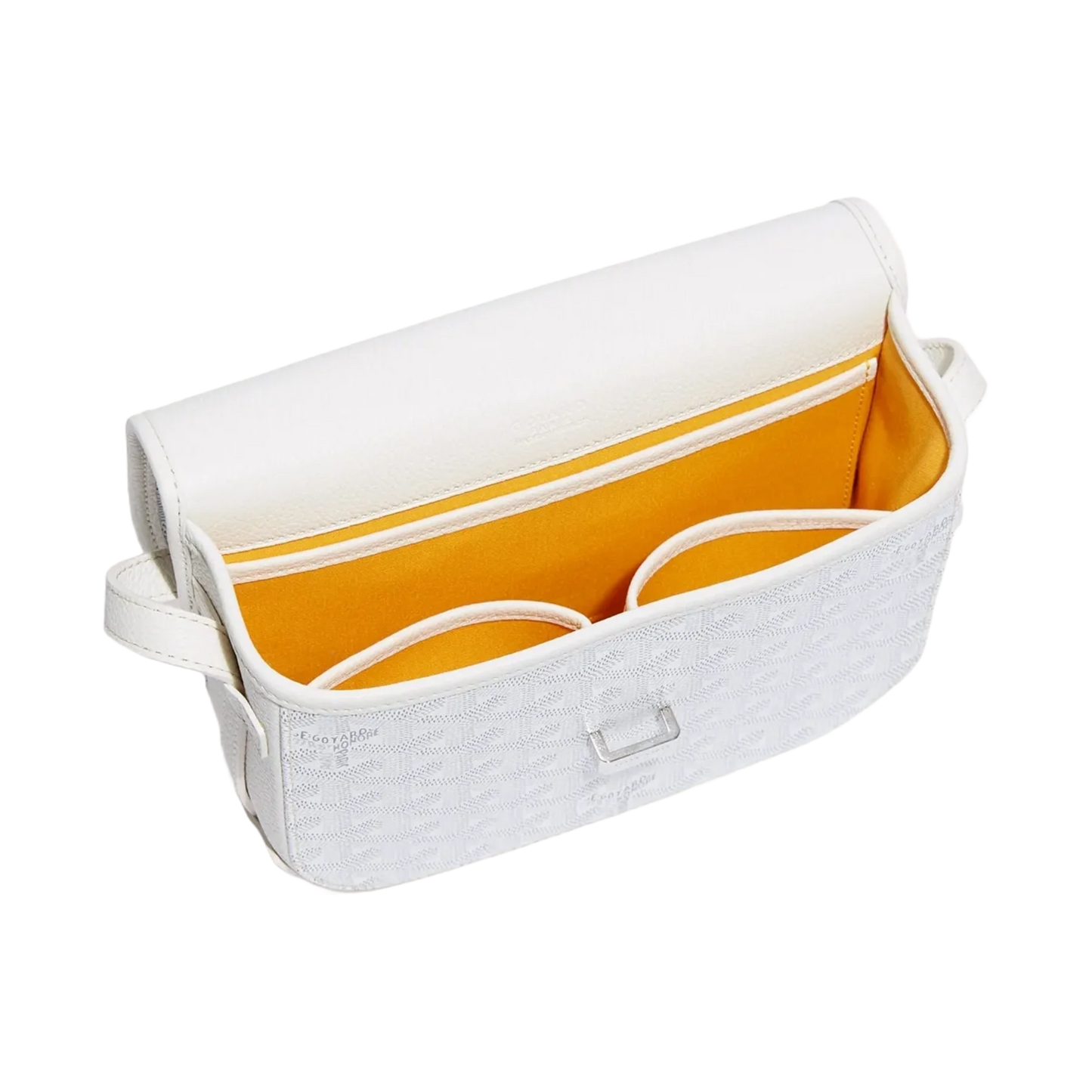 Goyard Belvedere II White PM Messenger Bag
