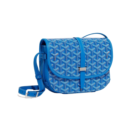 Goyard Belvedere II Sky Blue PM Messenger Bag