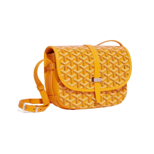 Goyard Belvedere II Yellow PM Messenger Bag